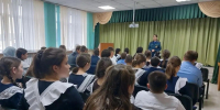 Встреча с МЧС: ученикам Чутеевской школы напомнили правила пожарной безопасности - Кайбицкие зори