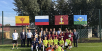В селе Янтиково открыли новое футбольное поле - Единая Россия