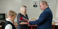 Вручение медали «За отвагу» - Город Галич