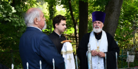 Владыка Максим освятил надгробную плиту на могиле протоиерея Иоанна Жданова - Елецкая епархия
