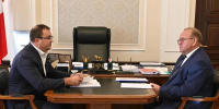Виталий Хоценко провел рабочие встречи с главами Тарского и Полтавского районов - Правительство Омской области
