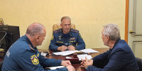 Помощник Выксунского благочинного по взаимодействию с силовыми структурами встретился с начальником пожарной части - Выксунская епархия