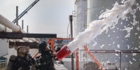 Пожарные Сахалина боролись с условным пожаром и разливом нефти - CitySakh.Ru