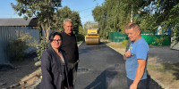В Оренбурге по наказам избирателей асфальтируют дорогу на улице Маячной - Единая Россия