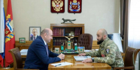 Губернатор Оренбуржья встретился с Героем России Михаилом Михайловым - ProOren.Ru