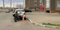 В Оренбурге подросток на мотоцикле протаранил припаркованную машину - ProOren.Ru