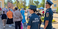 Сотрудники МЧС Калмыкии обеспечивают пожарную безопасность на территории Казанского кафедрального собора - МЧС Республики Калмыкия
