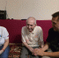 В День окончания Второй мировой войны руководители района навестили ветерана Ивана Захаровича Щуся - Газета Черноморские известия