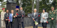Благочинный Навлинского церковного округа принял участие в мероприятиях, посвященных 83-ой годовщине освобождения Навлинского района от немецко-фашистских захватчиков - Навлинское благочиние