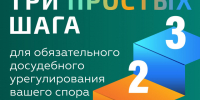 Три простых шага досудебного урегулирования споров полученных от АНО "СОДФУ". - Ольховатский район