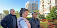 Партийный десант проверил ход реконструкции нового сквера - Единая Россия