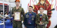 Дружину юных пожарных из Татарстана наградили на «Комплексной безопасности» у стенда ВДПО - МЧС РТ