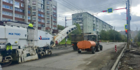 На улицах Академика Павлова и Радищева в Мурманске продолжаются дорожные работы в рамках нацпроекта «Инфраструктура для жизни» - Министерство информационной политики