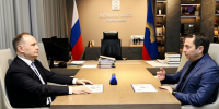 Губернатор Мурманской области Андрей Чибис провёл рабочую встречу с председателем Избирательной комиссии Мурманской области Антоном Богомоловым - Арктик-ТВ