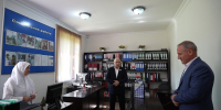 Усман Баширов с рабочей инспекцией посетил ГБУ “КЦСОН” Гудермесского района - Министерство труда, занятости и соцразвития