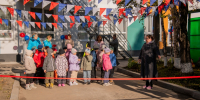 В Мурманске открылась новая детская площадка «Арктический калейдоскоп» - Город Мурманск