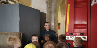 Посещение пожарно-спасательной части Центрального района - Санкт-Петербургское отделение ВДПО