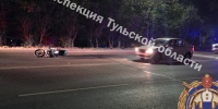 Мотоциклист устроил ДТП на улице Рязанской в Туле и попал в больницу - ИА Тульская служба новостей