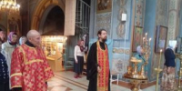 Накануне праздника Усекновения главы Пророка Иоанна Предтечи, в храме Казанской иконы Божией Матери п. Балезино - Глазовская Епархия