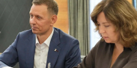 Андрей Кравченко провел встречу с председателем Новороссийской местной организации Всероссийского общества слепых - Город-герой Новороcсийск