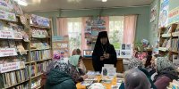 Клирик Ардатовского благочиния провел в Надежинской библиотеке беседу, приуроченную к Дню трезвости - Выксунская епархия