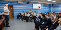 Руководитель регионального ведомства провёл урок «юНГа» для учеников гимназии №30 - УФНС