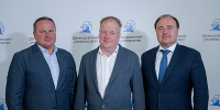 В Демидовском университете прошла встреча университетского руководства с Артемом Молчановым и Владиславом Грибом - ЯГУ им. П.Г. Демидова