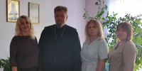 Благочинный храмов Болховского округа протоиерей Александр Кузнецов встретился с сотрудниками и пациентками Женской консультации №1 Железнодорожного района города Орла. 11 сентября 2026 года. - Орловская и Ливенская епархия
