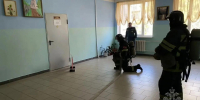 В Валдайской гимназии тушили пожар. К счастью, условный - МЧС Новгородской области