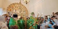 В Калуге освятили возрождённый храм Александра Невского в бывшей Хлюстинской богодельне - Законодательное Собрание