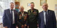 Глава района и почётные гости навестили ветерана войны Ивана Авдонина в Тетюшах - Газета Тетюшские зори