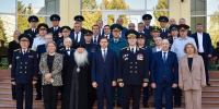 Владыка Тихон принял участие в торжественных мероприятиях, посвященных 60-летию Академии ФСО России, и совершил освящение нового исторического комплекса на территории вуза. 11 сентября 2026 года, г.Орел - Орловская и Ливенская епархия