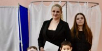 В Сураже проголосовала многодетная мама Елена Босенко - Газета Восход