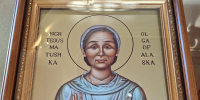 Новый образ в нашем храме — икона святой праведной Ольги Аляскинской - Храм св. вмц. Екатерины