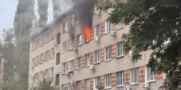 Общежитие загорелось на улице Молодогвардейцев в Воронеже - ГТРК Воронеж