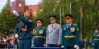 Первокурсники приняли военную присягу и торжественные обязательства - Академия МЧС