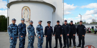 Новгородские росгвардейцы приняли участие в Дне памяти перенесения мощей благоверного великого князя Александра Невского в схиме Алексия - Росгвардия