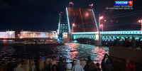 Дворцовый мост развели под звуки произведений, посвященных Александру Невскому - ГТРК Санкт-Петербург