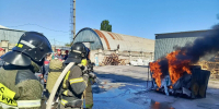 Огнеборцы СПСЧ ликвидировали условный пожар на кровле завода - МЧС Ставропольского края
