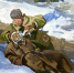 Гуля Королёва перевязывает раненого. Сталинград, 1942 год. Фрагмент панорамы "Разгром немецко-фашистских войск под Сталинградом". - КПРФ