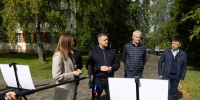 Губернатор в Печорах осмотрел место размещения одного из комплексов регионального Центра адаптивной физической культуры и спорта - Правительство Псковской области