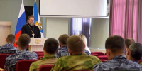 В региональном Управлении Росгвардии личный состав встретился с секретарём Архангельской епархии - ГТРК Поморье