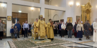 Митрополит Саранский и Мордовский Зиновий совершил Воскресную Божественную Литургию в храме святых равноапостольных Мефодия и Кирилла, Учителей Словенских, в Москве - Саранская епархия