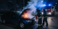 в Рязани горел автомобиль - РИА 7 Новостей