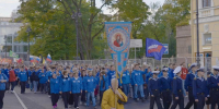 Картинка Молодогвардейцы Санкт-Петербурга приняли участие в крестном ходе в честь Александра Невского от Молодой Гвардии - Молодая Гвардия