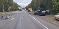 Страшное ДТП с четырьмя машинами произошло на трассе М-7 в Нижегородской области - Комсомольская Правда