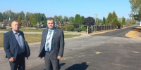 В Жуковке благоустроили территорию городского кладбища. - Жуковский округ