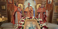В храме Александра Невского города Михайловска прошли торжества престольного праздника - Епархия