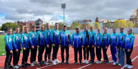 Амурских участников Всероссийских соревнований по пожарно-спасательному спорту встречали с оркестром (ФОТО, ВИДЕО, КОММЕНТАРИЙ) - МЧС Амурской области