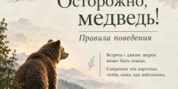 Памятка поведения при встрече с медведем - Гафурийский район